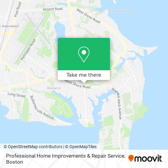 Professional Home Improvements & Repair Service map