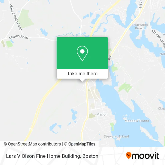 Lars V Olson Fine Home Building map