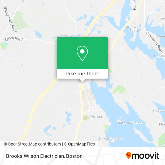 Brooks Wilson Electrician map