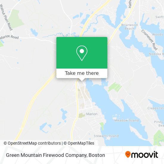 Mapa de Green Mountain Firewood Company