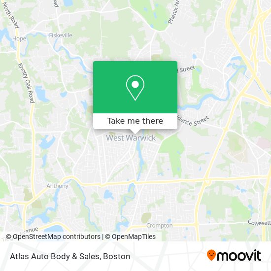 Atlas Auto Body & Sales map