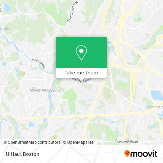 U-Haul map