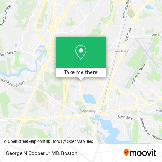 George N Cooper Jr MD map