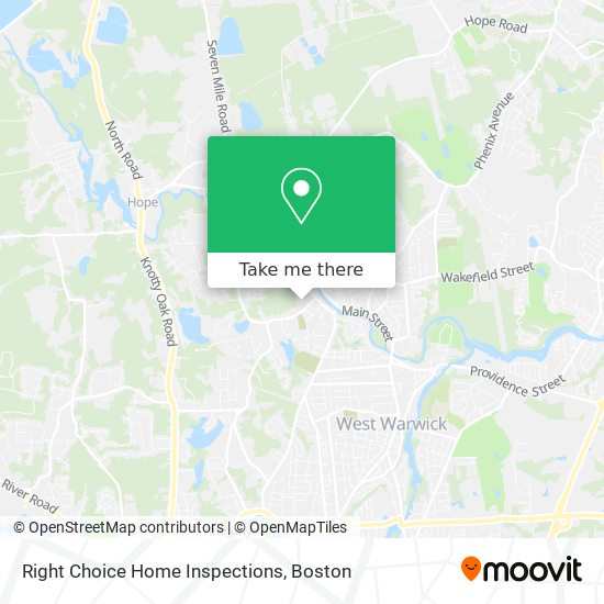 Right Choice Home Inspections map