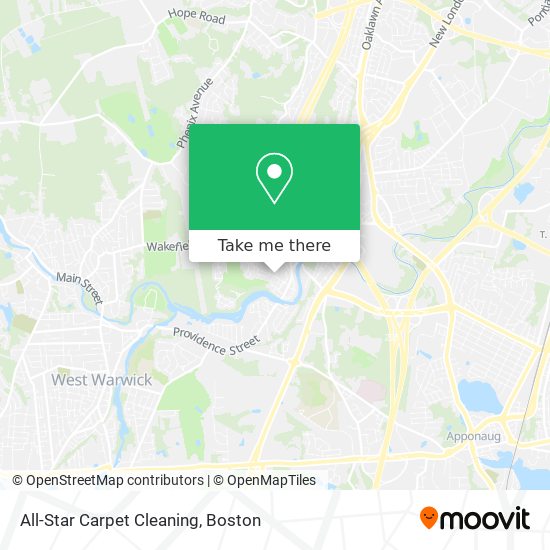 All-Star Carpet Cleaning map
