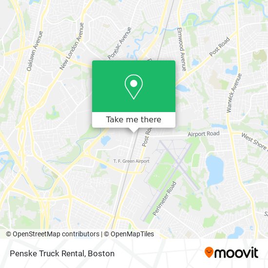 Penske Truck Rental map