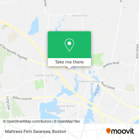 Mapa de Mattress Firm Swansea