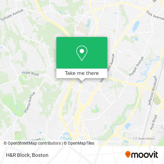 H&R Block map