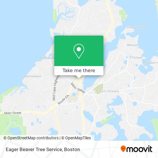 Eager Beaver Tree Service map