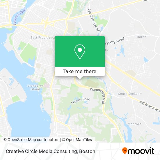 Creative Circle Media Consulting map