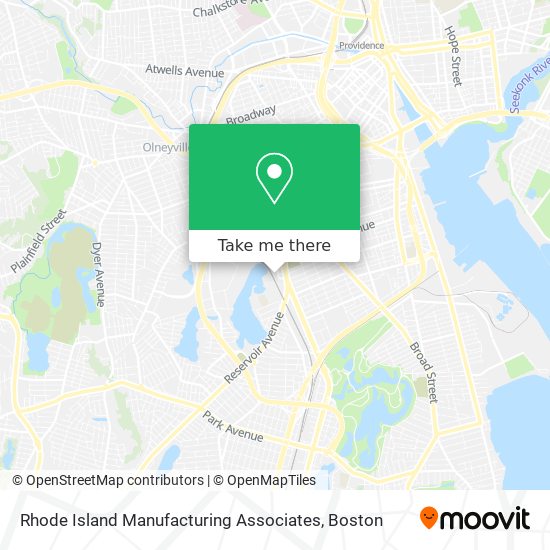 Mapa de Rhode Island Manufacturing Associates