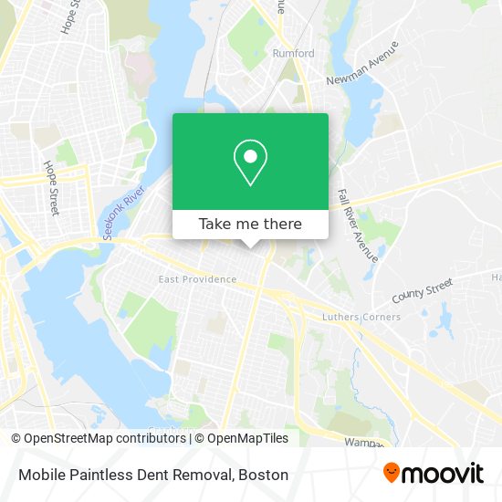 Mobile Paintless Dent Removal map