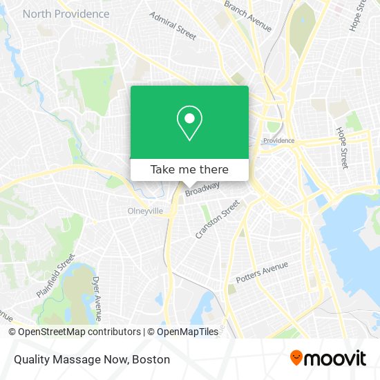 Quality Massage Now map