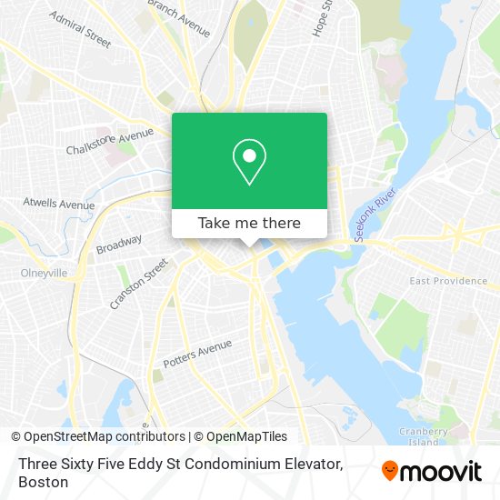 Mapa de Three Sixty Five Eddy St Condominium Elevator