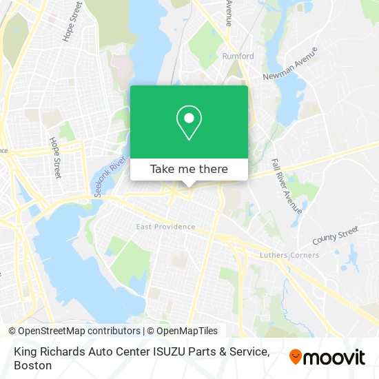 Mapa de King Richards Auto Center ISUZU Parts & Service