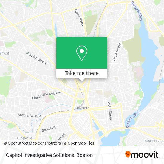 Mapa de Capitol Investigative Solutions