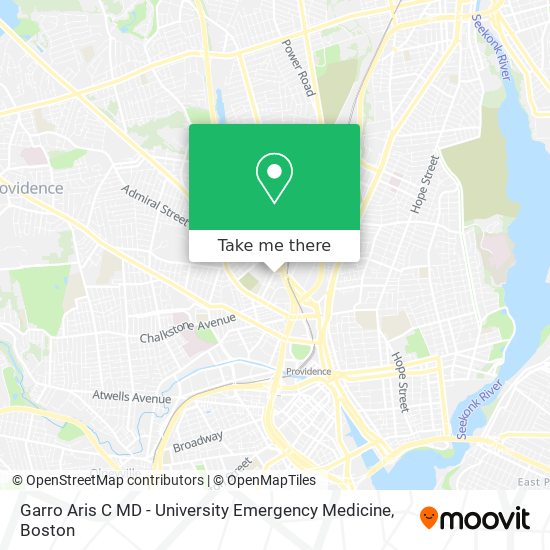 Garro Aris C MD - University Emergency Medicine map