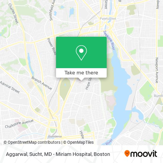 Mapa de Aggarwal, Sucht, MD - Miriam Hospital