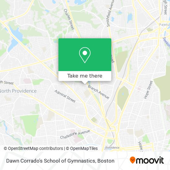Dawn Corrado's School of Gymnastics map