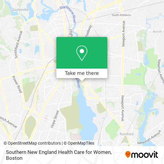 Mapa de Southern New England Health Care for Women