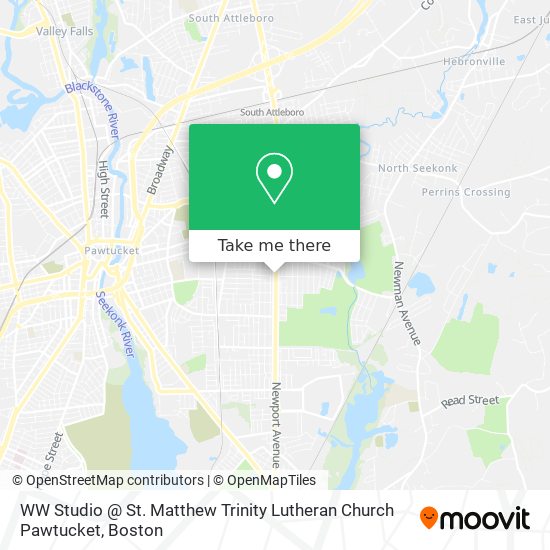 Mapa de WW Studio @ St. Matthew Trinity Lutheran Church Pawtucket