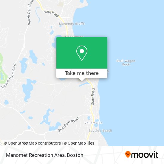 Manomet Recreation Area map