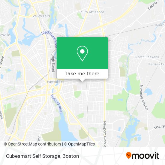 Mapa de Cubesmart Self Storage