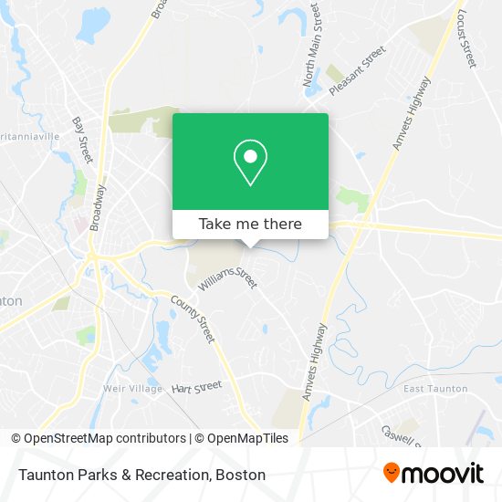 Mapa de Taunton Parks & Recreation