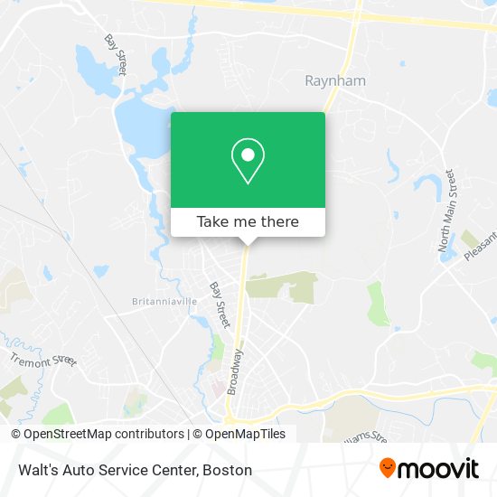 Mapa de Walt's Auto Service Center