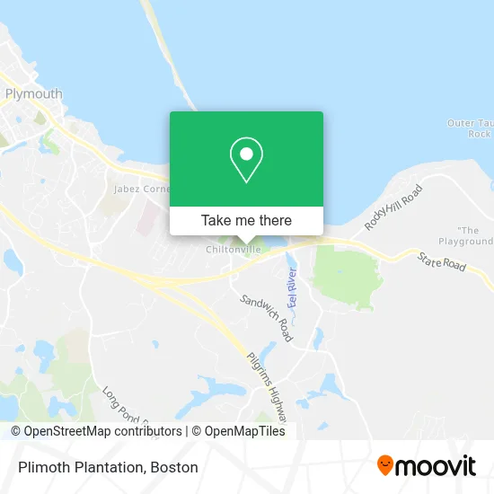 Plimoth Plantation map