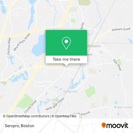 Servpro map