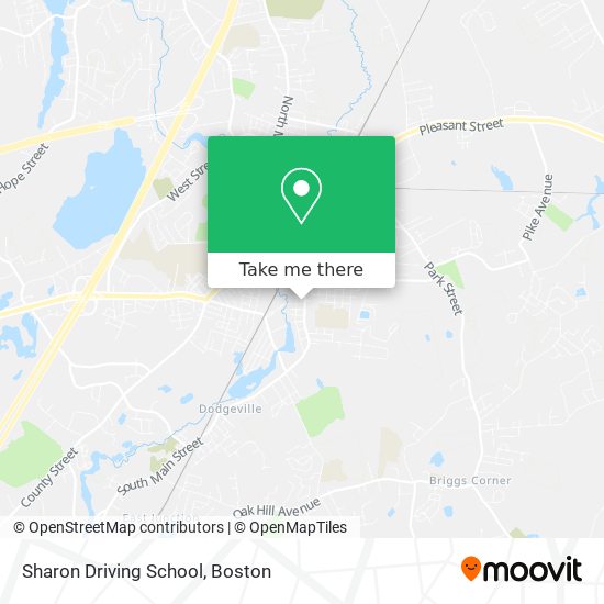 Mapa de Sharon Driving School