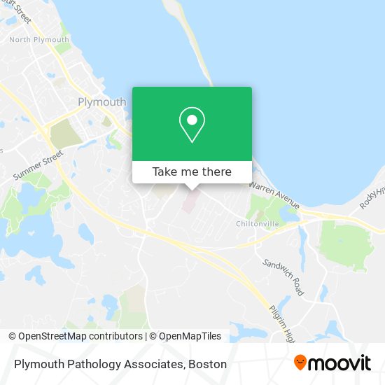 Plymouth Pathology Associates map