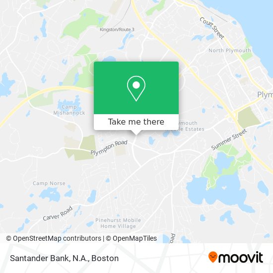 Mapa de Santander Bank, N.A.