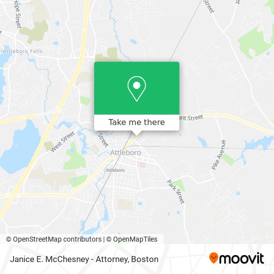 Janice E. McChesney - Attorney map