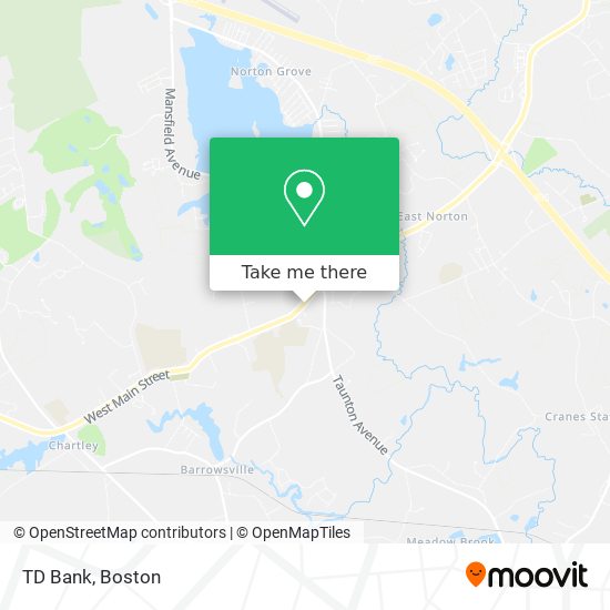 TD Bank map