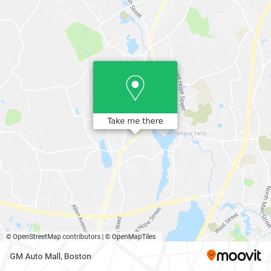 GM Auto Mall map