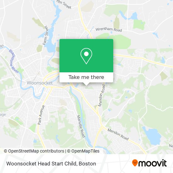 Mapa de Woonsocket Head Start Child