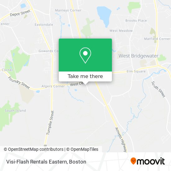 Mapa de Visi-Flash Rentals Eastern