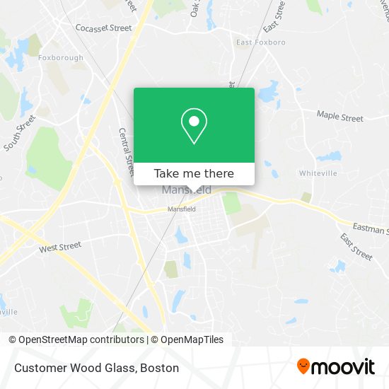 Customer Wood Glass map
