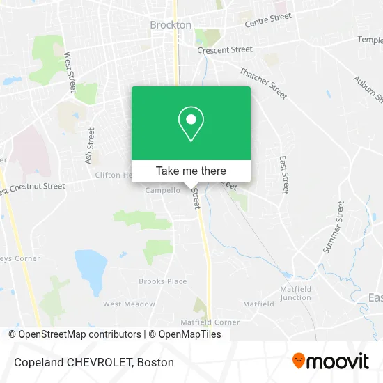 Copeland CHEVROLET map