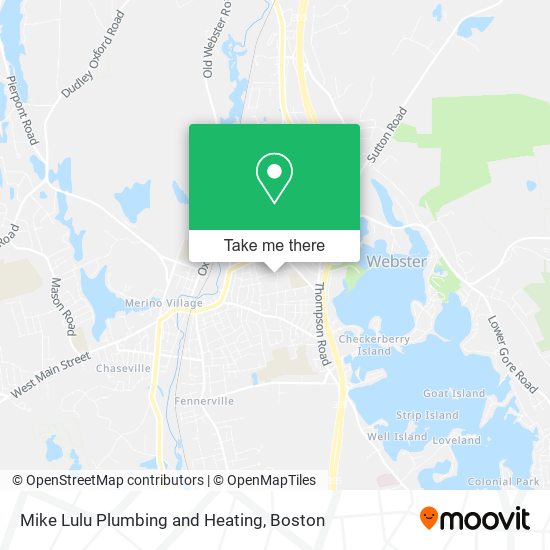 Mike Lulu Plumbing and Heating map