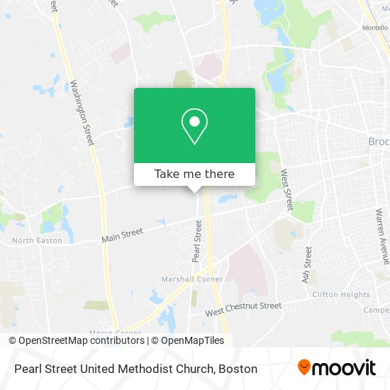 Pearl Street United Methodist Church map