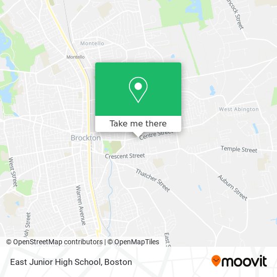 East Junior High School map