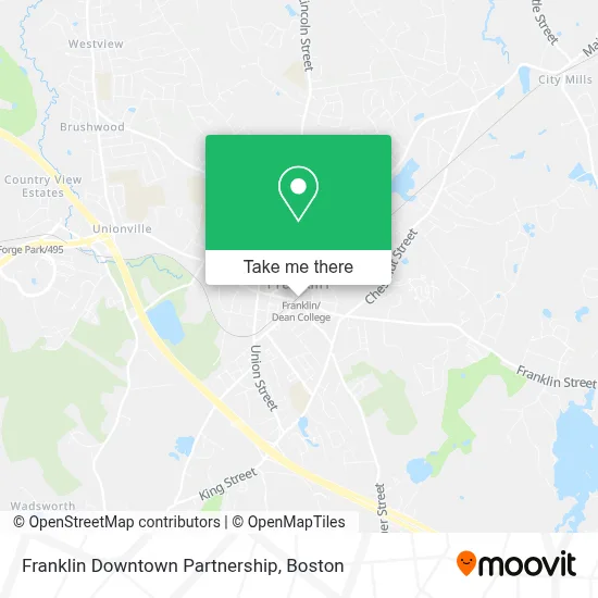 Franklin Downtown Partnership map
