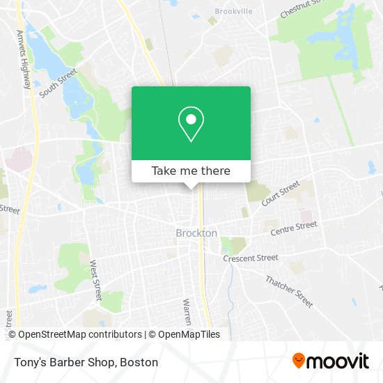 Mapa de Tony's Barber Shop