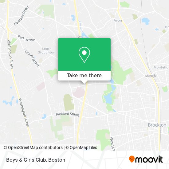 Boys & Girls Club map