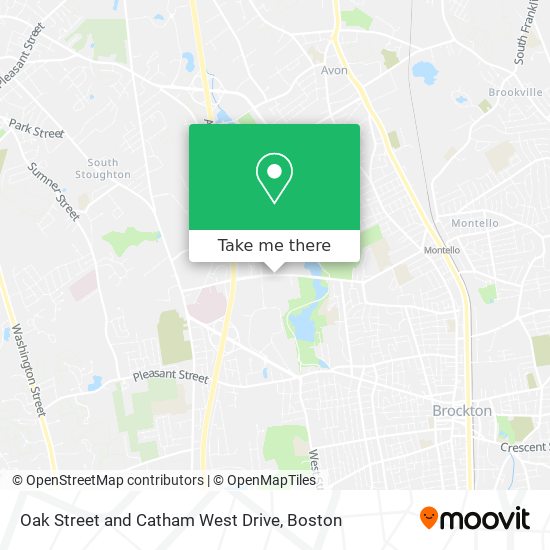 Mapa de Oak Street and Catham West Drive