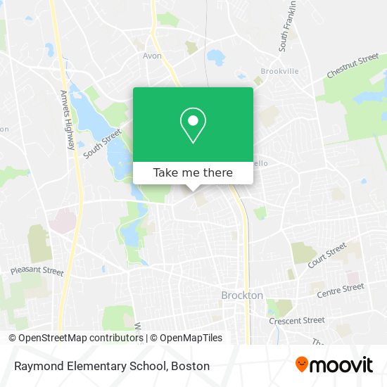 Raymond Elementary School map