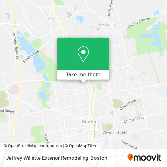 Mapa de Jeffrey Willette Exterior Remodeling